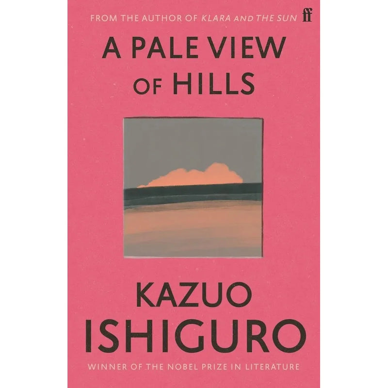 Kazuo Ishiguro collection of three Faber & Faber books: Klara and Sun, An Artist of Floating, A Pale View of Hills, stacked together.