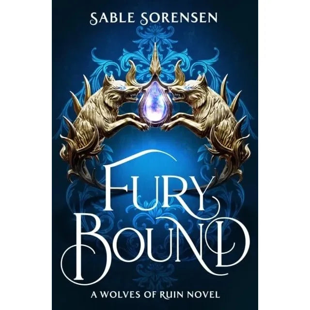 Two paperback books from Sable Sorensen's Wolves of Ruin collection by Wayward TxF Ltd, featuring fantasy wolf-themed covers.