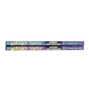 Illustrated Werelock and Scratch Series book collection by K.R. Thompson, featuring two fiction books with colorful cover art.