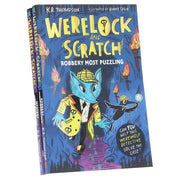 Illustrated Werelock and Scratch Series books collection by K.R. Thompson, featuring fantasy fiction with vibrant cover art.