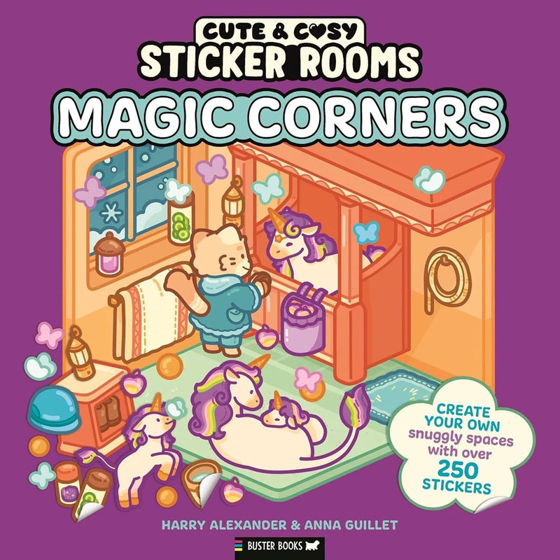 Sticker Rooms 3 Books collection by Harry Alexander and Anna Guillet, paperback fiction set with colorful cover art.