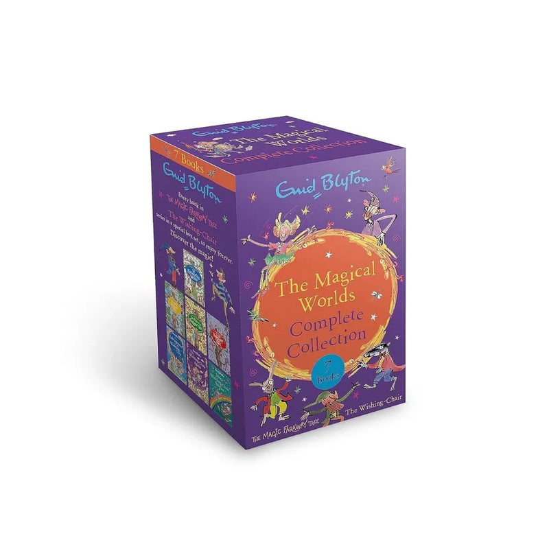 Enid Blyton THe Magical Worlds Complete Collection 7 Books Box Set (Magic Faraway Tree, Enchanted Wood)