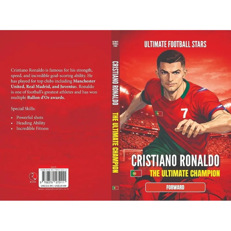 Ultimate Football Stars Box Set - Messi, Ronaldo, Mbappé And More 12 Books Collection Set - Non Fiction - Box Set
