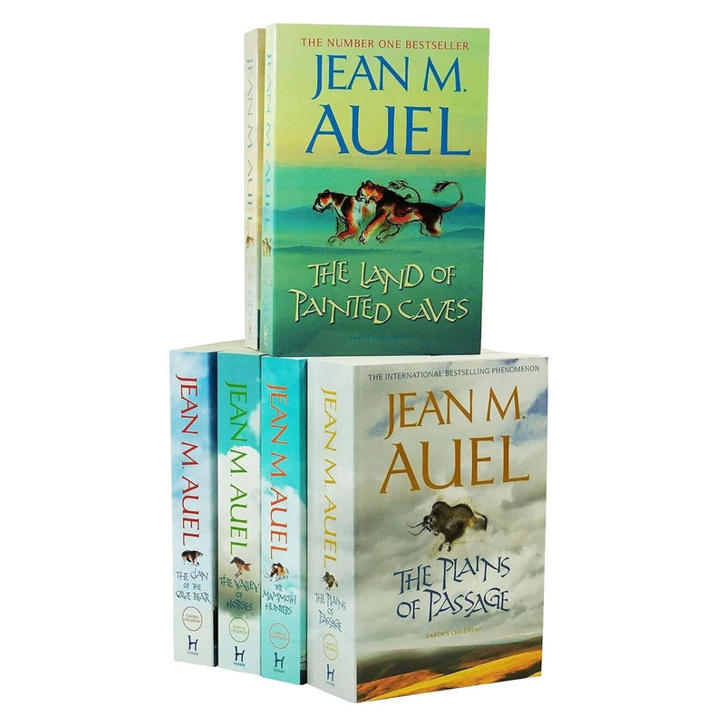 Earth's Children 6 Books Collection Set by Jean M. Auel - Fiction - Paperback