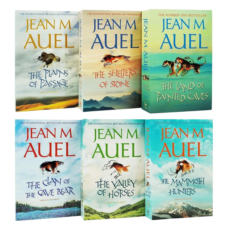 Earth's Children 6 Books Collection Set by Jean M. Auel - Fiction - Paperback