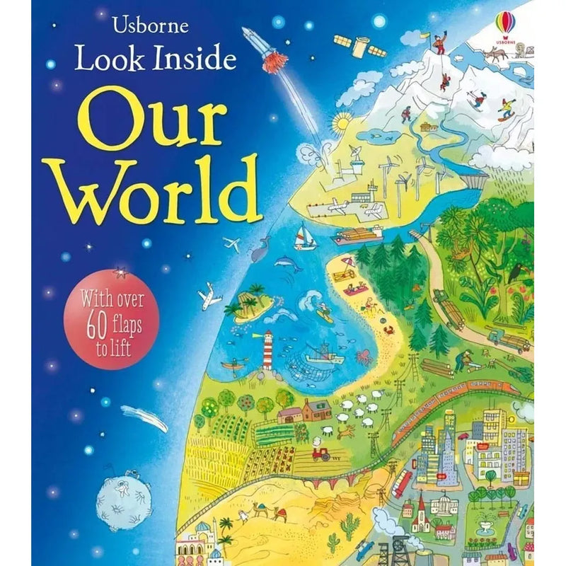 Usborne Look Inside Our World 6 Books Collection Set by Usborne - Fiction - Board Book