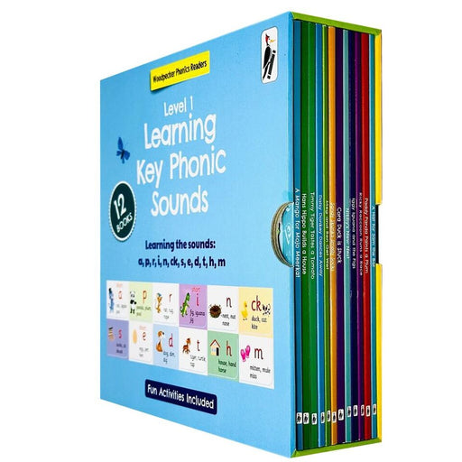 My First Phonic Sounds 12 Books Collection Box Set with Included Fun Activities(A Hat for Sam the Bat) - The Book Bundle