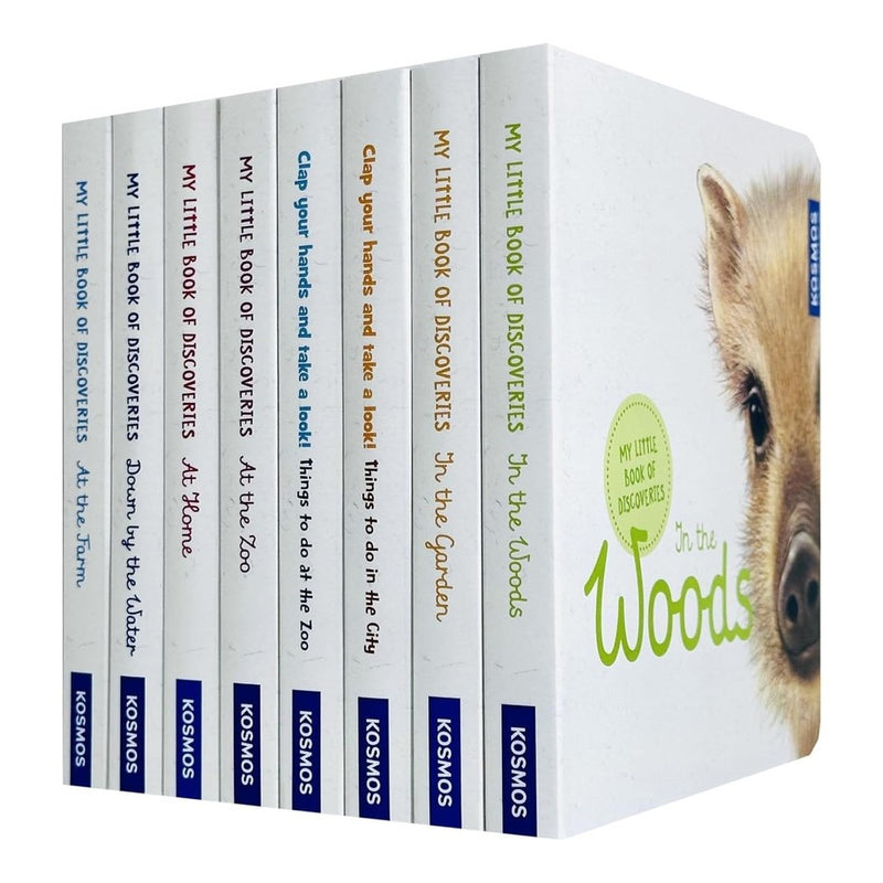 My Large Treasure Box of Books by Regina Schwarz featuring 8 Kosmos Books Ltd. animal discovery books collection set.
