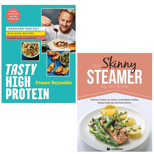Skinny Steamer Recipe, Tasty High Protein 2 Books Set - The Book Bundle