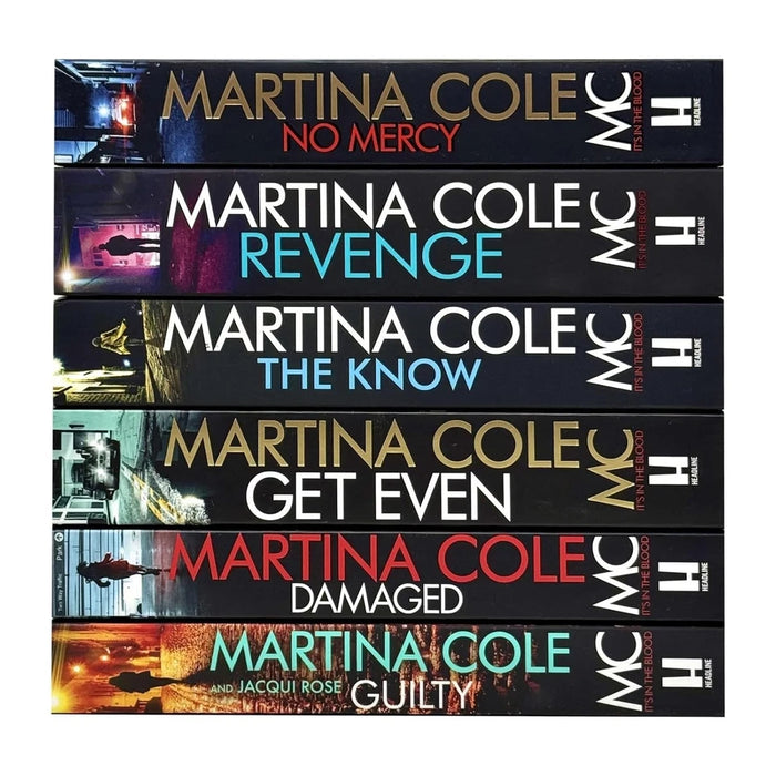 Martina Cole Collection 6 Books Set (The Ladykiller, Damaged, The Faithless, Hard Girls, Goodnight Lady, Dangerous Lady)