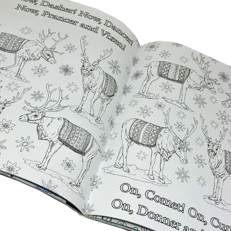 The Night Before Christmas: A Colouring Transfer Book by Clement C. Moore - The Book Bundle