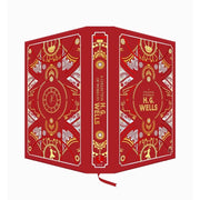 Deluxe leather-bound hardback book collection of H.G. Wells works by Rupa Publications, featuring elegant cover design.