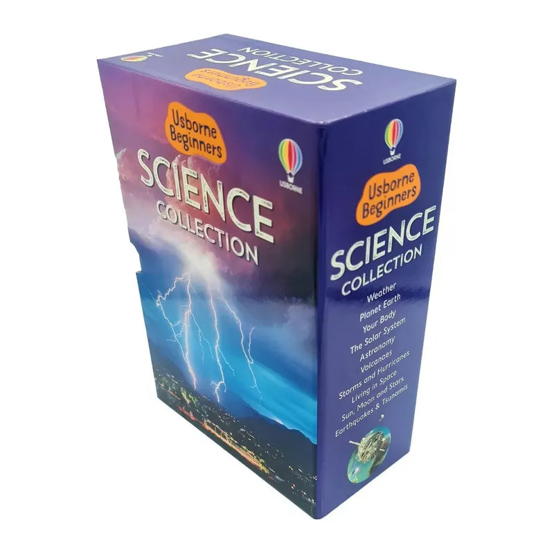 Usborne Beginners Science 10 Books Collection Set (Earthquakes & Tsunamis) - The Book Bundle