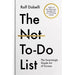 Not To Do List (Hardcover), Stop F cking Over-thinking, Psychology of Money Mindset 3 Books Set - The Book Bundle