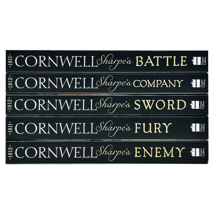 Sharpe Series Books 11 - 15 Collection Set by Bernard Cornwell (Sharpe's Fury 1811, Battle 1811) - The Book Bundle