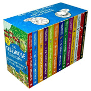 Collection of The Treehouse Series 1-13 children's books by Andy Griffiths and Terry Denton, featuring colorful cover illustrations.