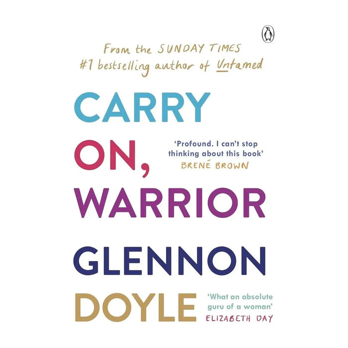 Glennon Doyle Collection 3 Books Set Get Untamed Journal (HB), Carry On Warrior - The Book Bundle