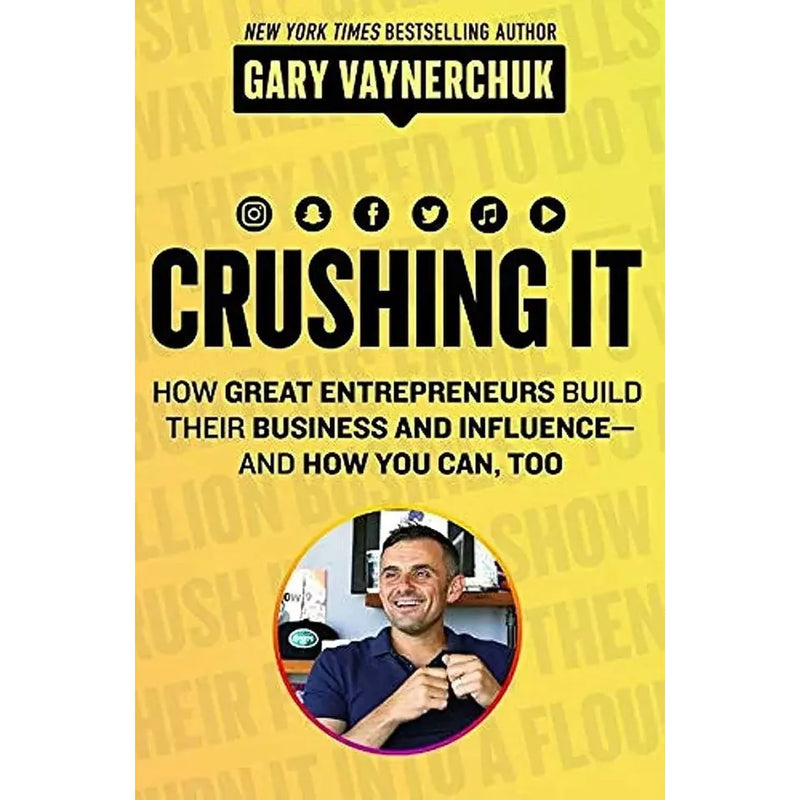 Crushing It, Pre-Suasion Robert, How To Win Friends Influence People 3 Books Set - The Book Bundle