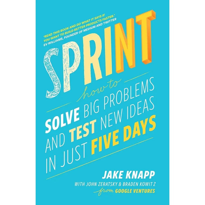 Sprint Jake Knapp, Magnetic Personality,Kick Ass Small Talk Chartwell 3 Books Set - The Book Bundle