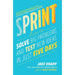 Sprint Jake Knapp, Magnetic Personality,Kick Ass Small Talk Chartwell 3 Books Set - The Book Bundle