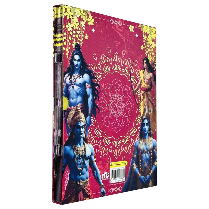 Hindu Mythology for Kids – Illustrated Box Set of 10 Books Stories by Moonstone Rama, Shiva, Ganesha, Durga - The Book Bundle