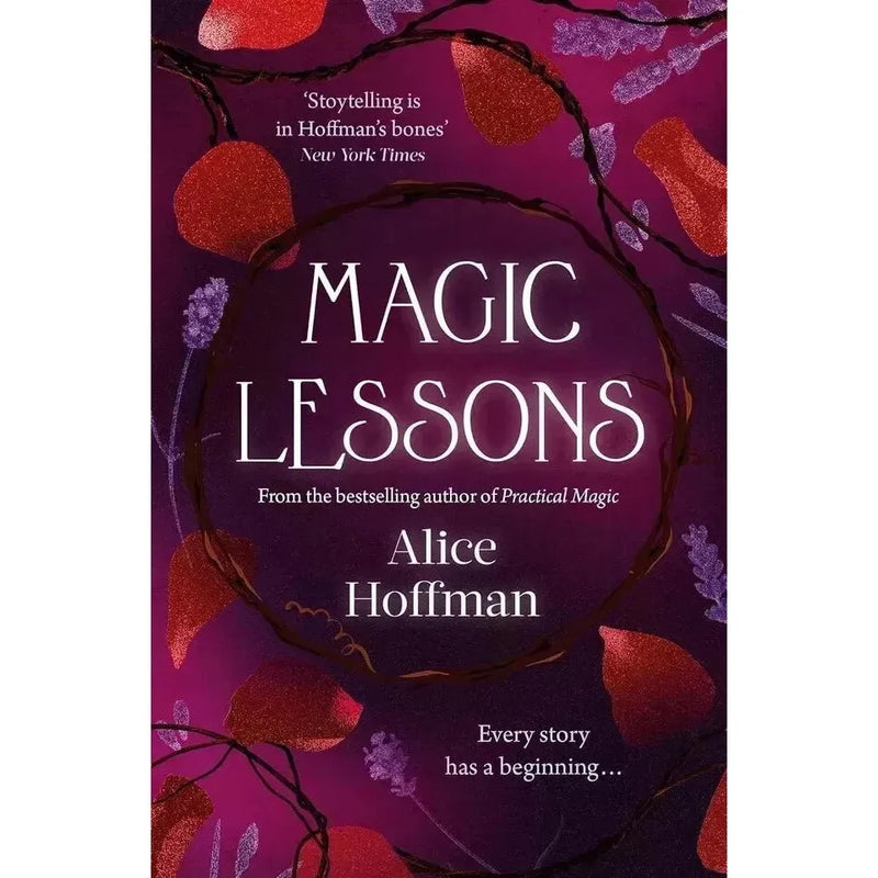 Four paperback books from the Practical Magic series by Alice Hoffman, featuring colorful book covers and the Simon & Schuster branding.