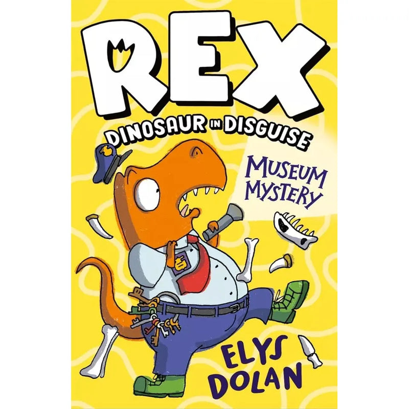 Rex, Dinosaur In Disguise Series 3 Books Set by Elys Dolan Museum Mystery - The Book Bundle