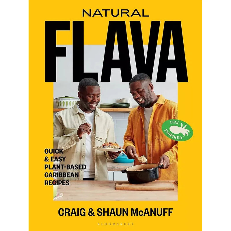 Natural Flava (HB), Plant Based Cookbook, BOSH! How to Live Vegan 3 Books Set - The Book Bundle