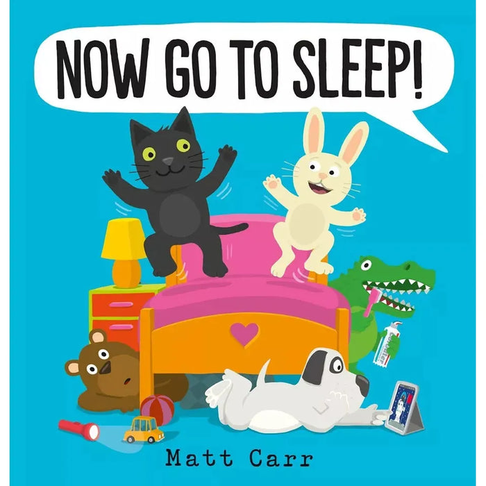 Matt Carr Collection 3 Books Set Now Go to (Sleep!, Superbat, Rhinocorn Rules) - The Book Bundle