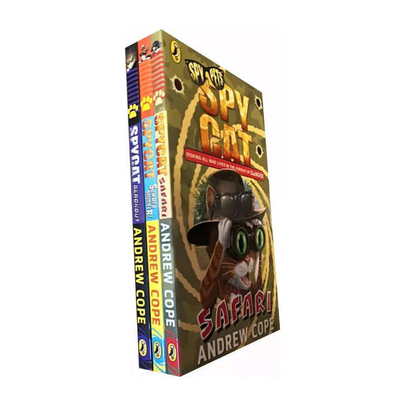 Spy Pets Spy Cat Series by Andrew Cope 3 Books Collection Set - The Book Bundle