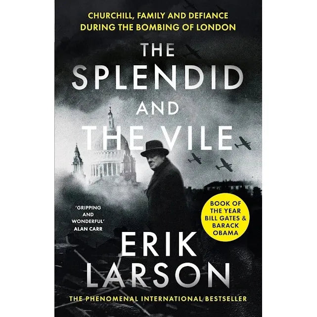 Two-book collection set featuring "The Splendid and the Vile" by Erik Larson and "Range" by David Epstein, with book covers visible.