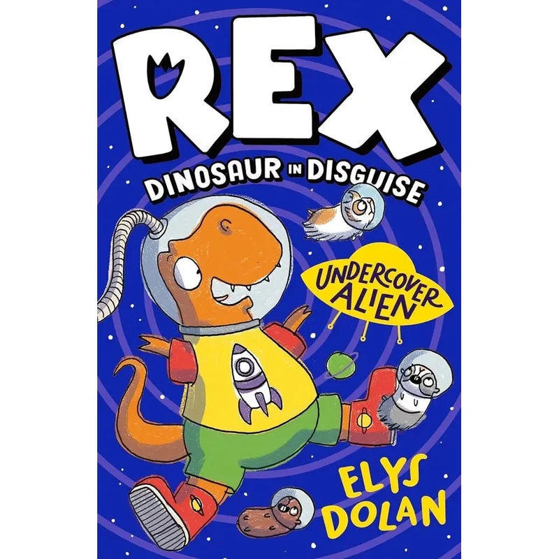 Rex, Dinosaur In Disguise Series 3 Books Set by Elys Dolan Museum Mystery - The Book Bundle