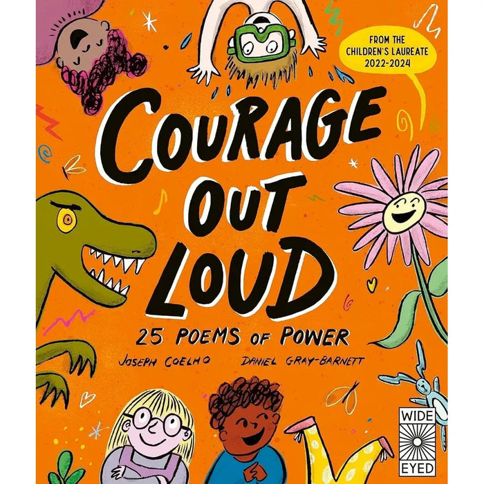 Joseph Coelho Collection 3 Books Set Poems Aloud,Courage Out Loud,Smile Out Loud - The Book Bundle
