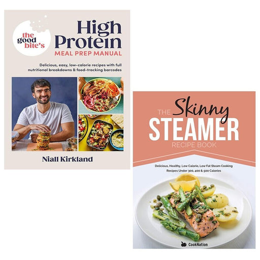 Skinny Steamer Recipe  , Good Bites High Protein Meal Prep Manual  2 Books Set - The Book Bundle