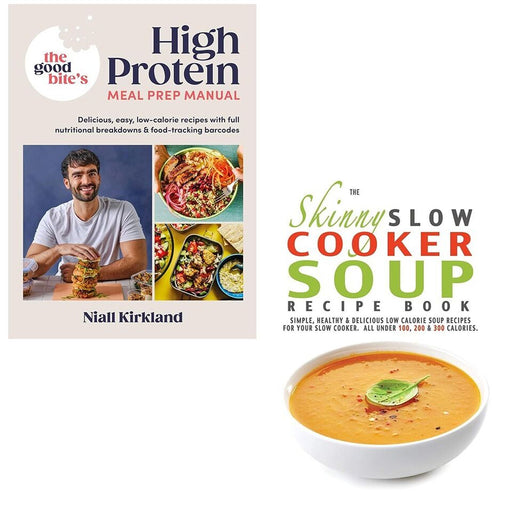 Skinny Slow Cooker Soup , Good Bites High Protein Meal Prep Manual  2 Books Set - The Book Bundle