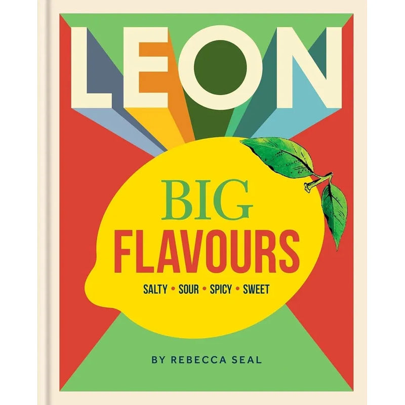 LEON Big Flavours Cookbook HB, Oh Sugar, Crazy For Cookies Brownies Bars 3 Books Set - The Book Bundle