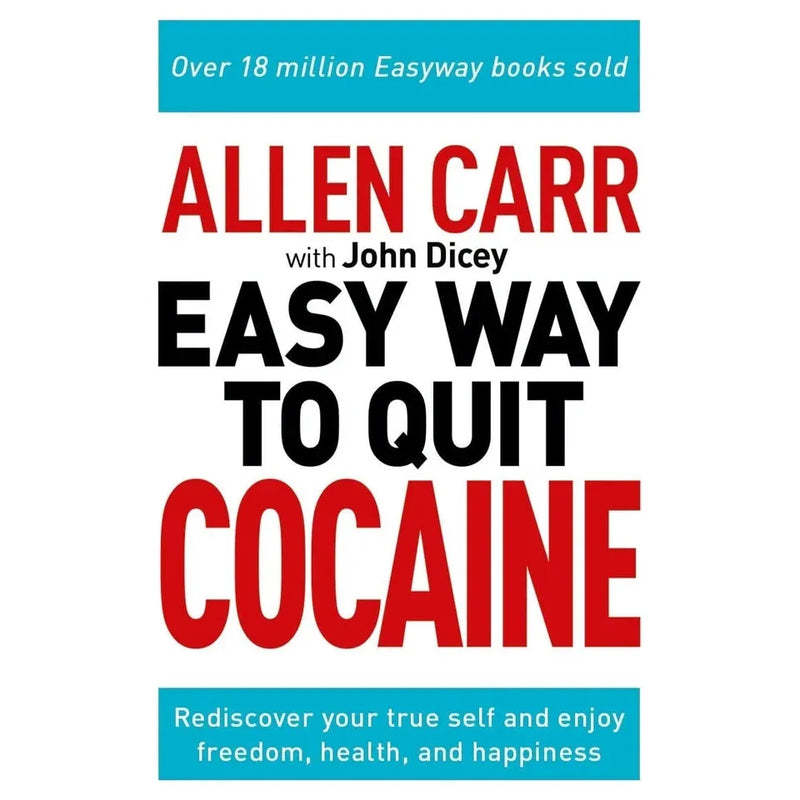 Easy Way Allen Carr Collection 3 Books Set Quit Vaping.Quit Cannabis,QuitCocaine - The Book Bundle