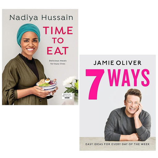 Nadiya Hussain & Jamie Oliver 2 Books Collection Set (7 Ways: Easy Ideas for Your ) - The Book Bundle