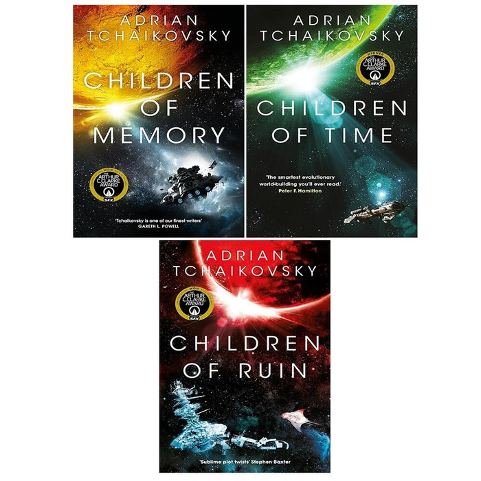 Children of Time Series 3 Books Collection Set (Children of Time, Children of Ruin, Children of Memory) - The Book Bundle