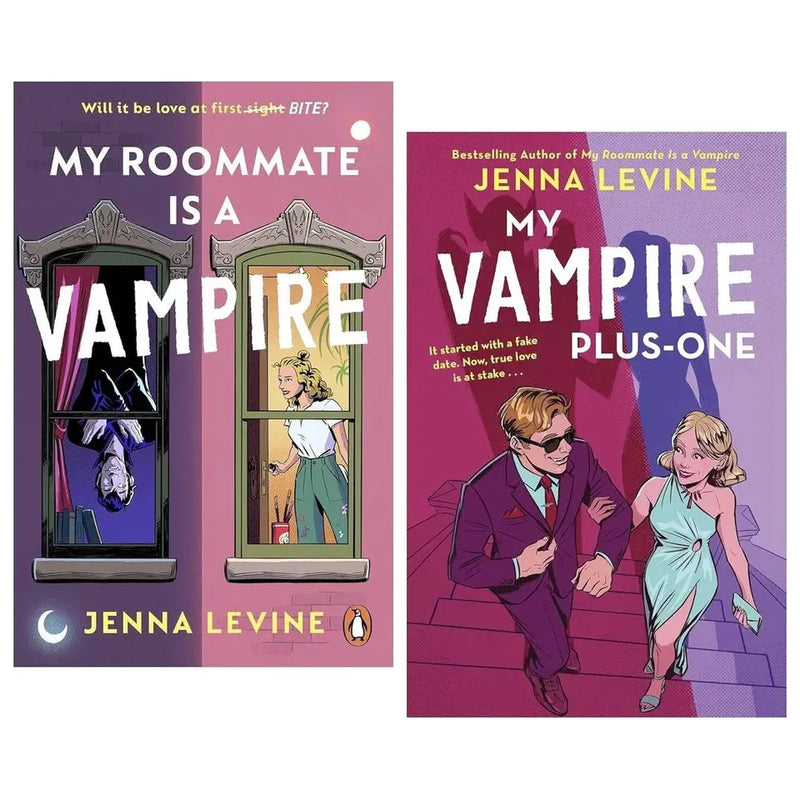 My Vampires Series Collection 2 Books Set by Jenna Levine (My Vampire Plus-One) - The Book Bundle