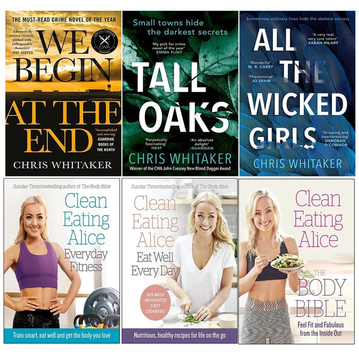 Chris Whitaker and Clean Eating Alice Collection 6 Books Set Everyday Fitness - The Book Bundle