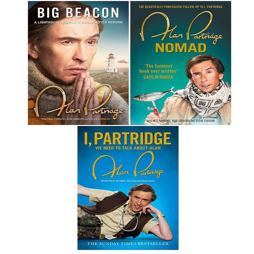 Alan Partridge Collection 3 Books Set Big Beacon (Hardcover), Nomad, I,Partridge - The Book Bundle