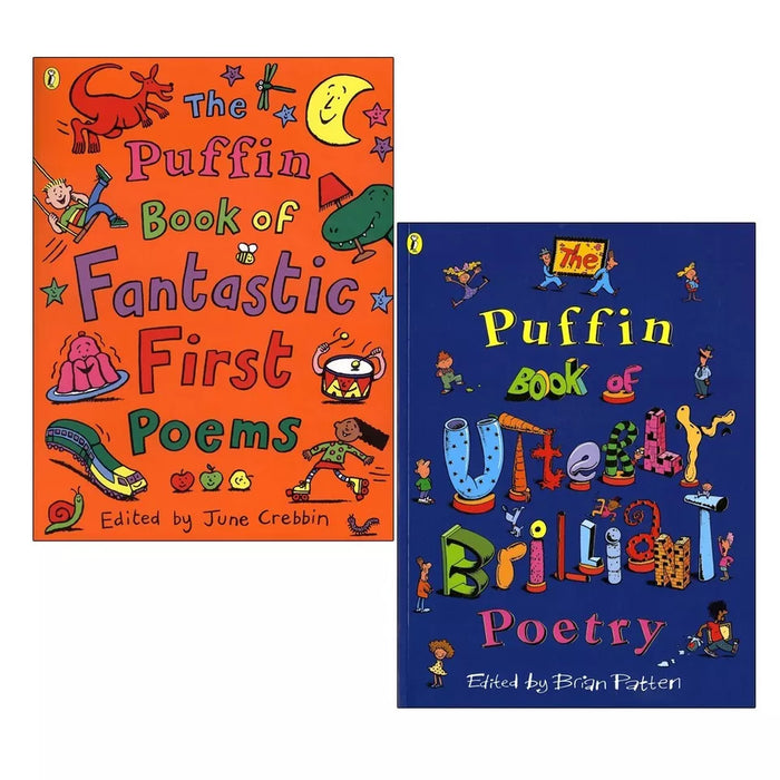 Puffin Book of Fantastic First Poems, Puffin of Utterly Brilliant Poetry 2 Books Set - The Book Bundle