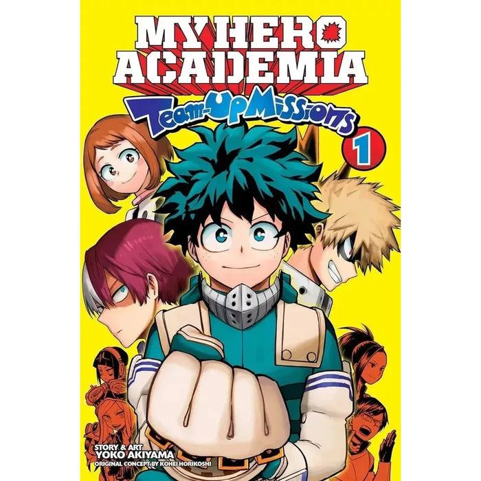 My Hero Academia Team-Up Missions Volume 1-5 Books Collection Set By Yoko Akiyam - The Book Bundle