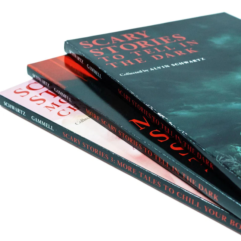 Scary Stories to Tell in the Dark 3 Books Collection Set by Alvin Schwartz