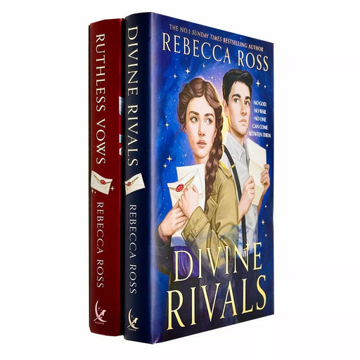 Letters of Enchantment Series 2 Books Collection Set By Rebecca Ross (Divine Rivals & Ruthless Vows) Hardcover - The Book Bundle