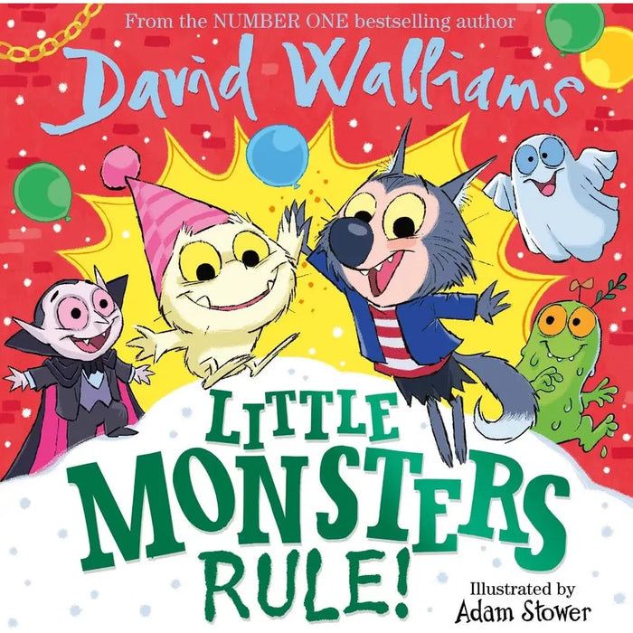 Little Monsters Rule Collection 2 Books Set by (David Walliams,Adam Stower (HB)) - The Book Bundle