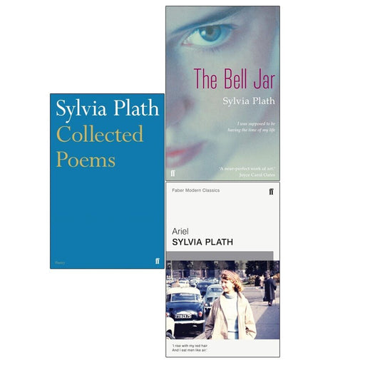 Sylvia Plath Collection 3 Books Set The Bell Jar, Ariel, Collected Poems - The Book Bundle