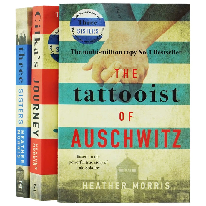 Tattooist of Auschwitz Trilogy 3 Books Collection Set by Heather Morris (The Tattooist of Auschwitz, Cilka's Journey, Three Sisters) - The Book Bundle