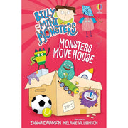 Set of six Billy and the Mini Monsters series books by Zanna Davidson, featuring colorful covers and playful monster illustrations.